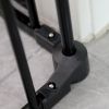 200" Adjustable Safety Gate 8 Panels Play Yard Metal Doorways Fireplace Fence Christmas Tree Fence Gate for House Stairs Gate prohibited area fence