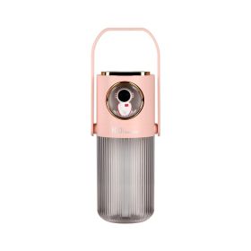 HOMEFISH 2023 New Arrival 300ml Humidifier 2000mah Battery Operation Air Humidifier For Bedroom (Color: pink)