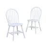 Autumn Lane Windsor Solid Wood Dining Chairs, Set of 2