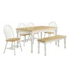 Autumn Lane Windsor Solid Wood Dining Chairs, Set of 2