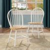 Autumn Lane Windsor Solid Wood Dining Chairs, Set of 2